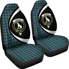 Hunter Ancient Tartan Crest Circle Car Seat Cover