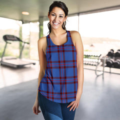 Elliot Modern Tartan Women Racerback Tank Top