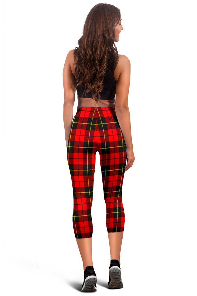 Wallace Hunting - Red Tartan Capris Leggings