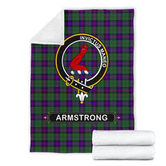 Armstrong Tartan Crest Blanket - 3 Sizes