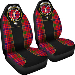 MacRae Tartan Crest Car Seat Cover