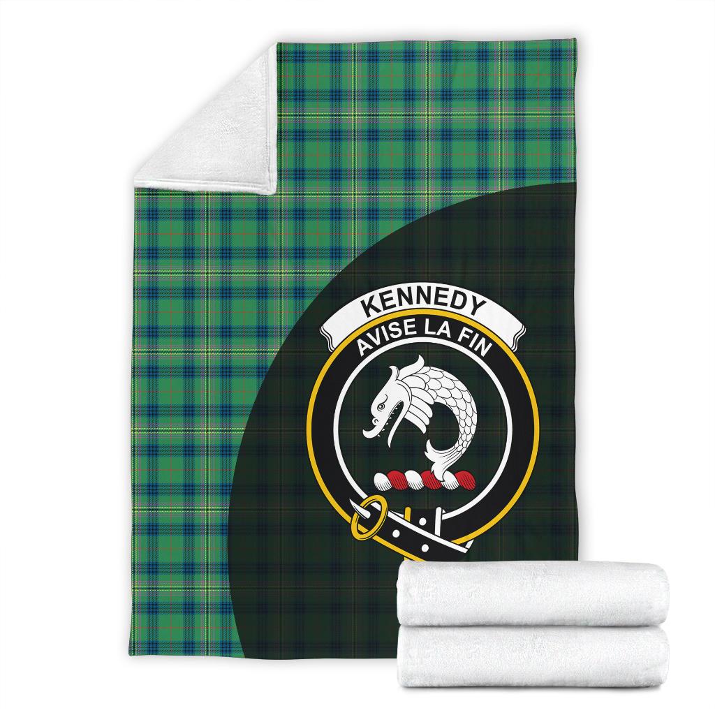 Kennedy Ancient Tartan Crest Blanket - 3 Sizes