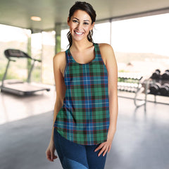 Hunter Ancient Tartan Women Racerback Tank Top