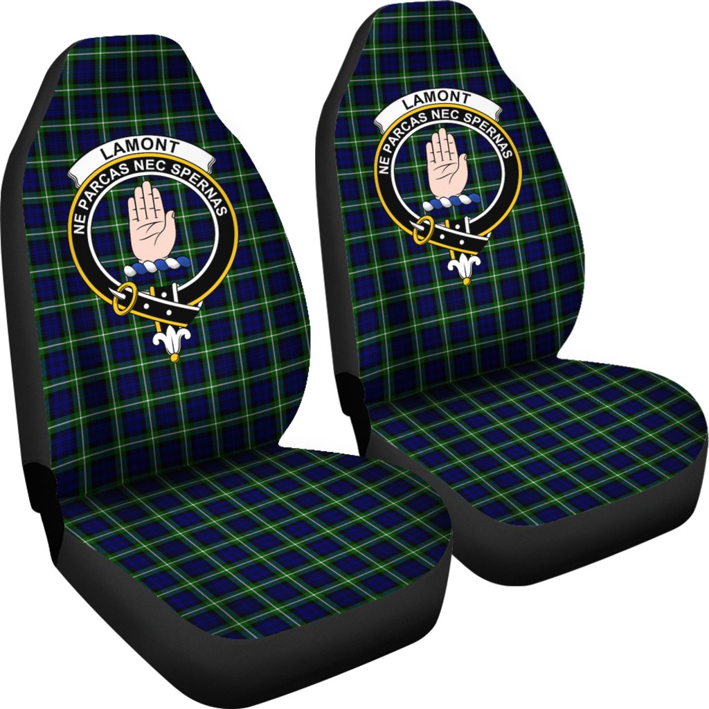 Lamont Tartan Crest Car seat cover