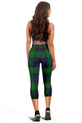 Stewart Old Modern Tartan Capris Leggings