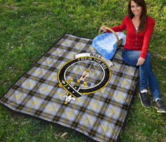 Bell of the Borders Tartan Crest Quilt