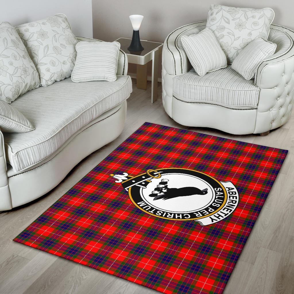 Abernethy Tartan Crest Area Rug