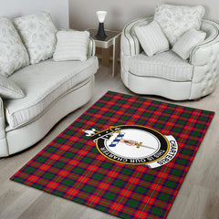 Charteris (Earl Of Wemyss) Tartan Crest Area Rug