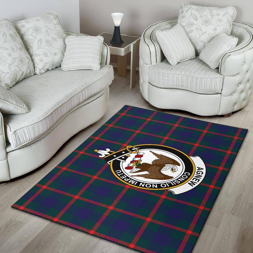 Agnew Tartan Crest Area Rug