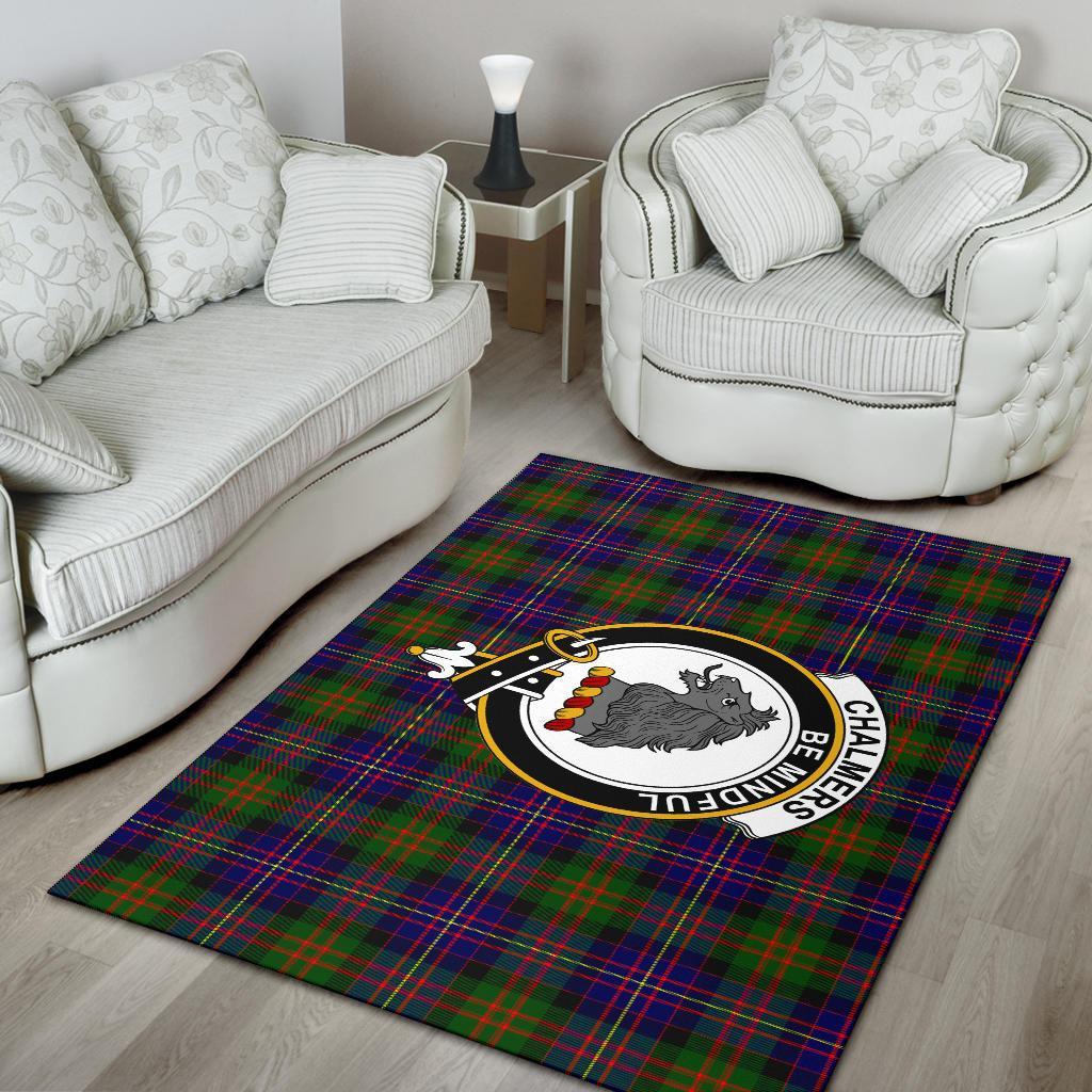 Chalmers Tartan Crest Area Rug