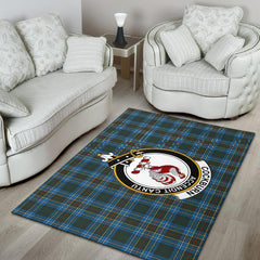 Cockburn Tartan Crest Area Rug