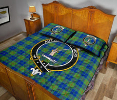 Barclay Hunting Ancient Tartan Crest Quilt Bed Set