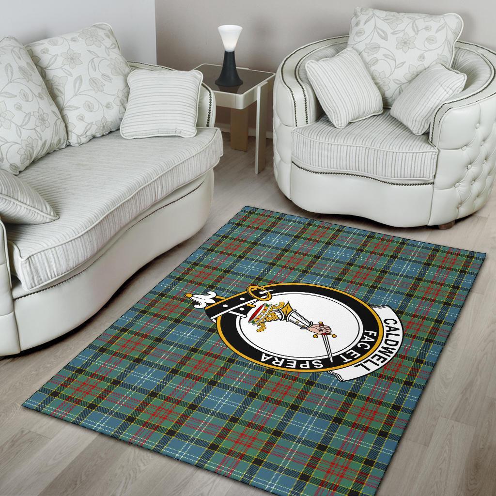 Caldwell Tartan Crest Area Rug