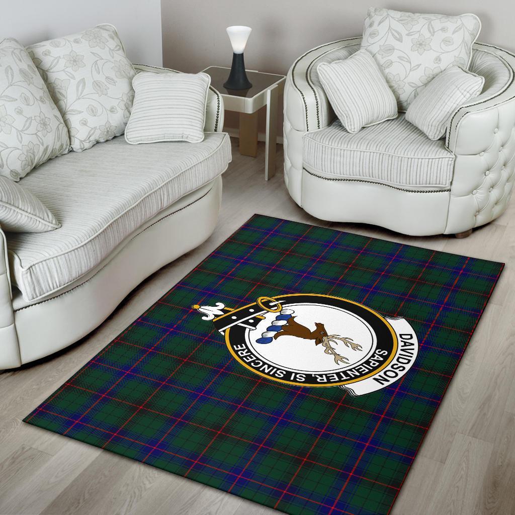 Davidson Tartan Crest Area Rug