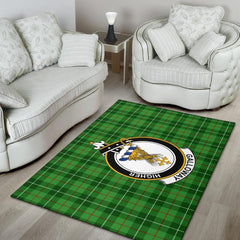 Galloway Tartan Crest Area Rug