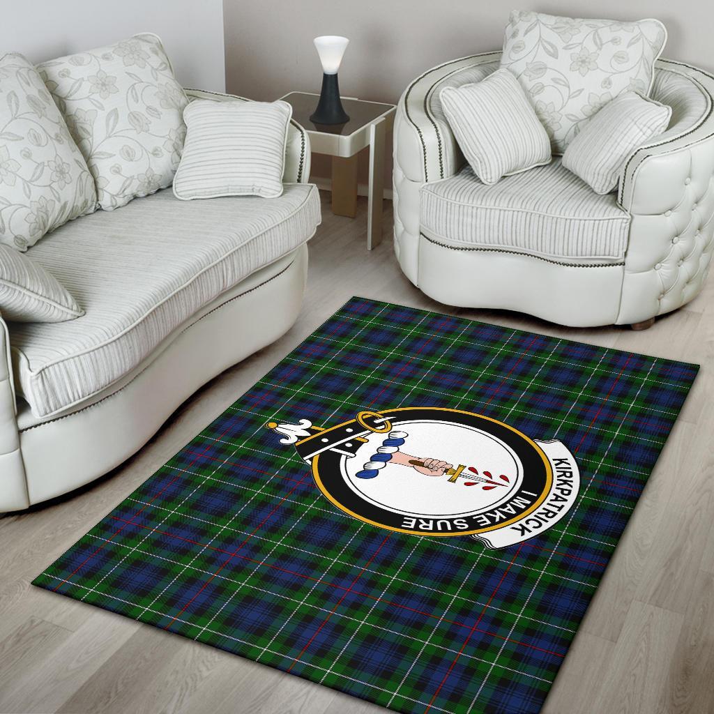 Kirkpatrick Tartan Crest Area Rug