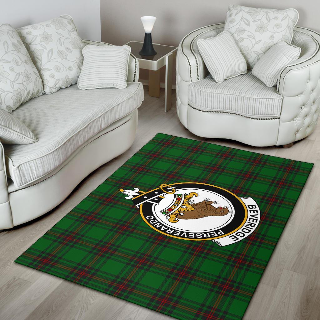 Beveridge Tartan Crest Area Rug