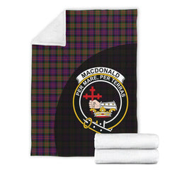 MacDonald Modern Tartan Crest Blanket Wave Style