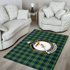 Blackadder Tartan Crest Area Rug