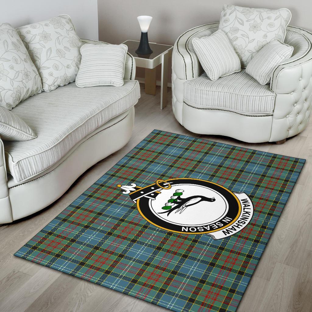 Walkinshaw Tartan Crest Area Rug