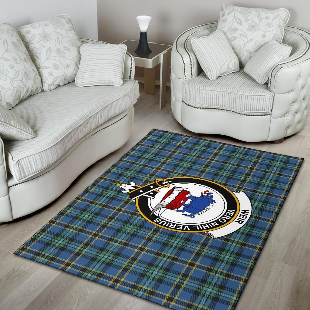 Weir Tartan Crest Area Rug