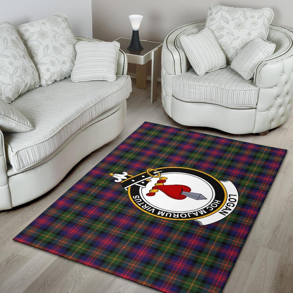 Logan Tartan Crest Area Rug