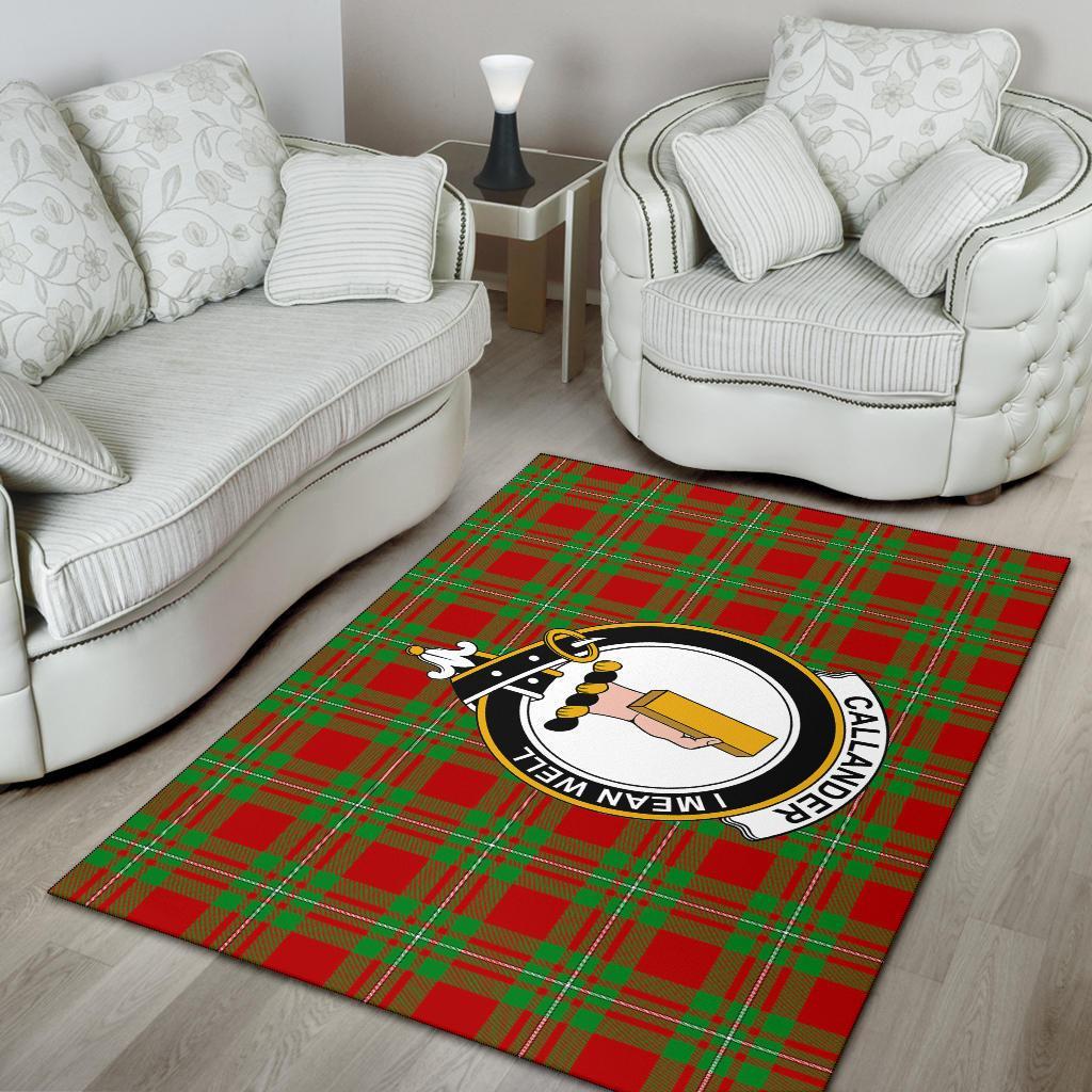 Callander Tartan Crest Area Rug