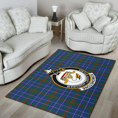 Edmonstone (Of Duntreath) Tartan Crest Area Rug