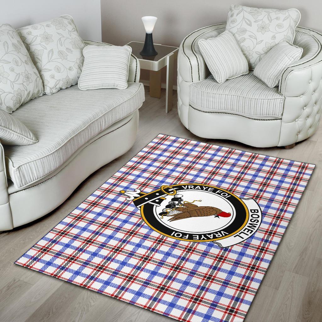 Boswell Tartan Crest Area Rug