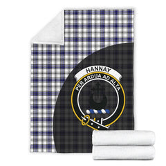 Hannay Modern Tartan Crest Blanket Wave Style