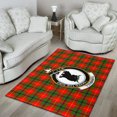 Turnbull Tartan Crest Area Rug