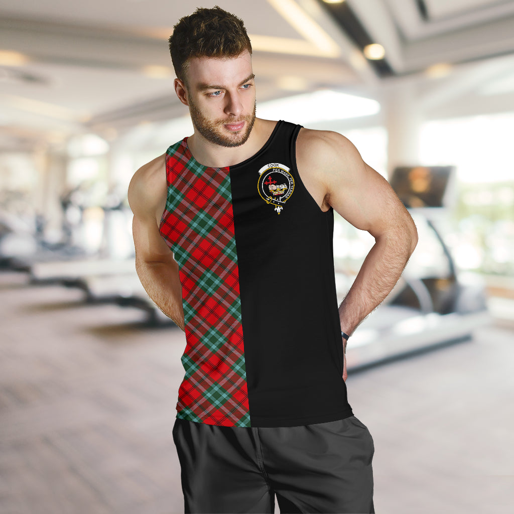 Cook Tartan Crest Men's Tank Top - Cross Style