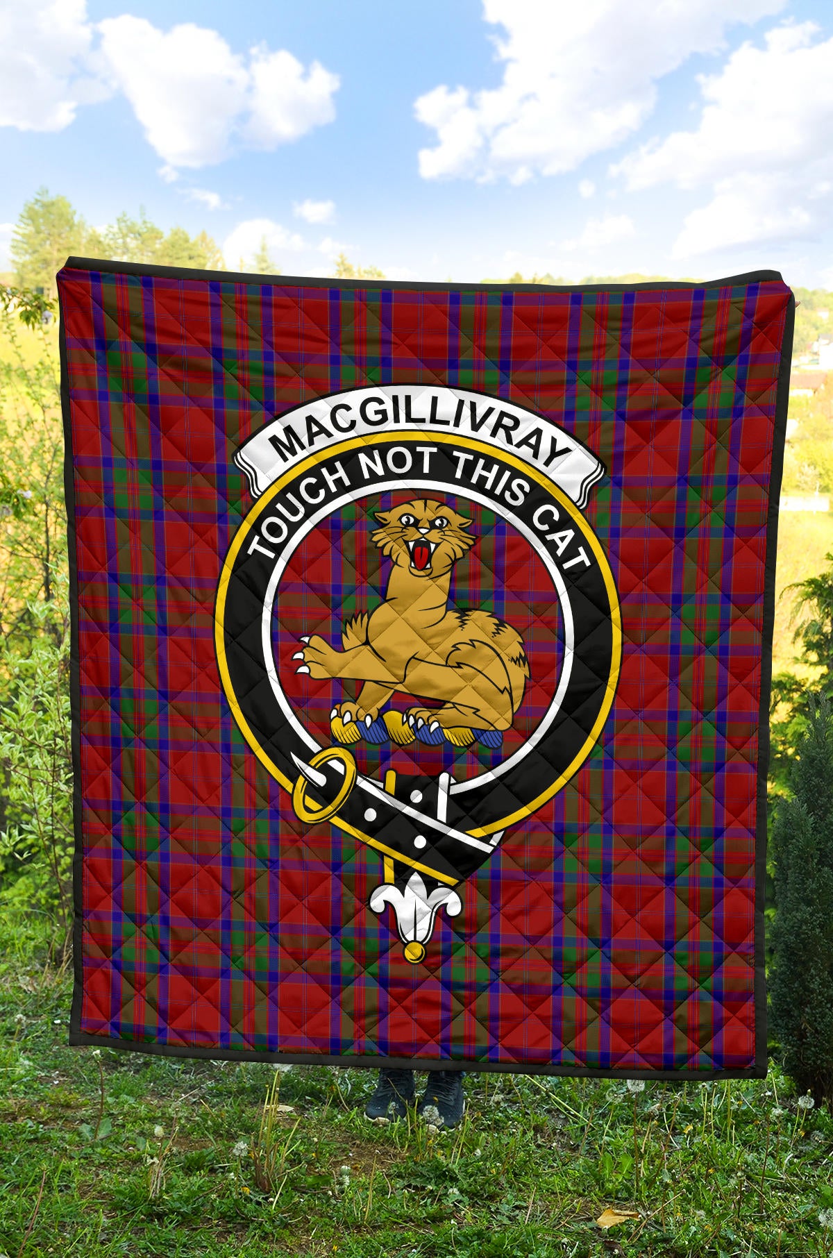 MacGillivray Tartan Crest Quilt - SP