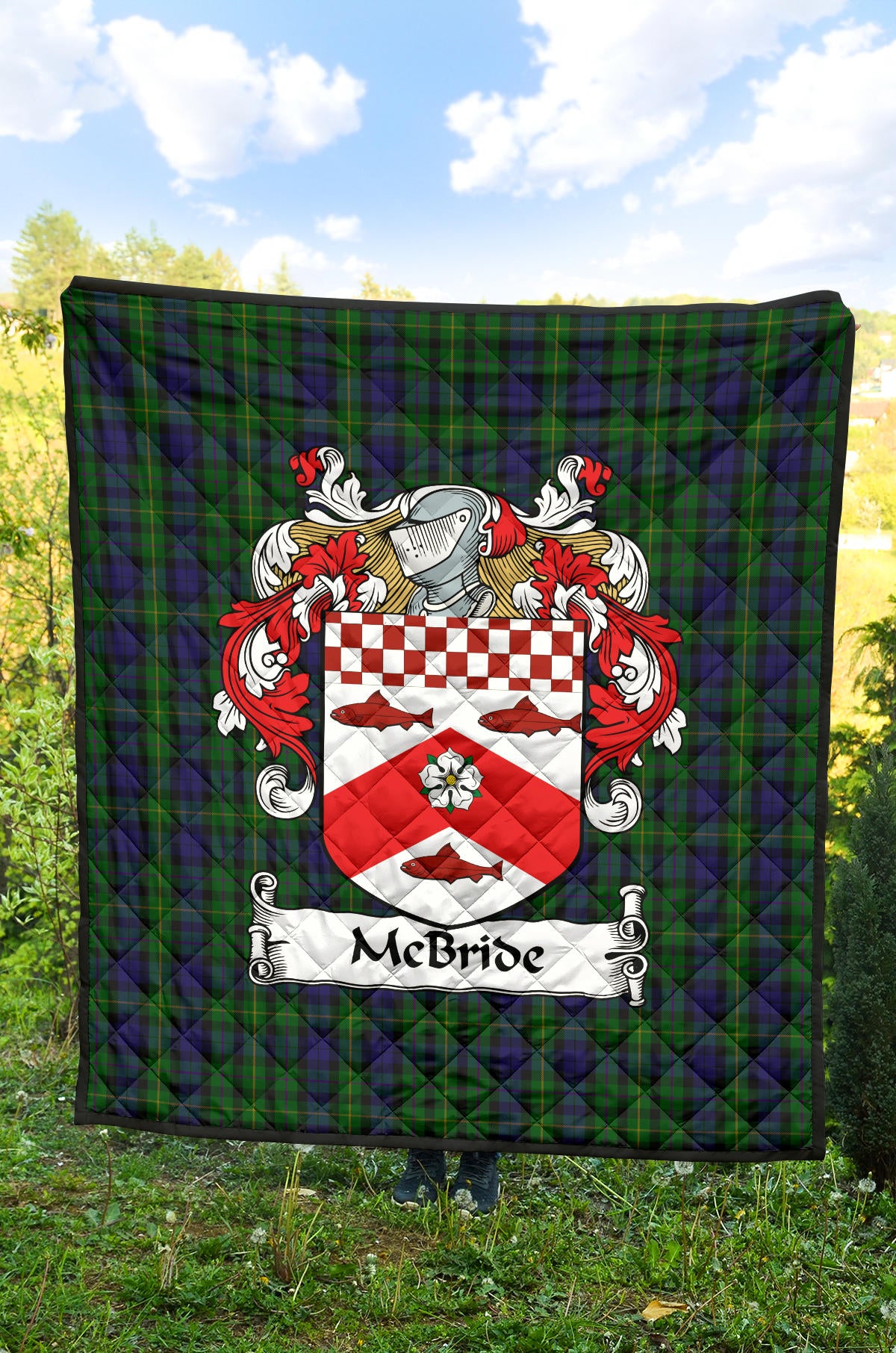 McBride Tartan Crest Quilt - SP