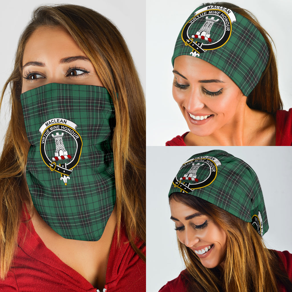 MacLean Hunting Ancient Tartan Crest Neck Gaiter - Bandana