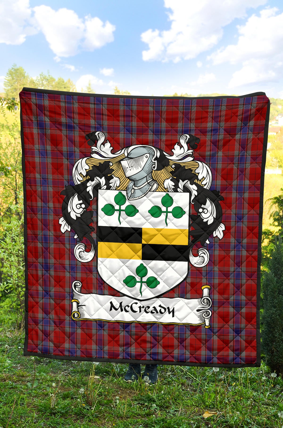 McCready Tartan Crest Quilt - SP