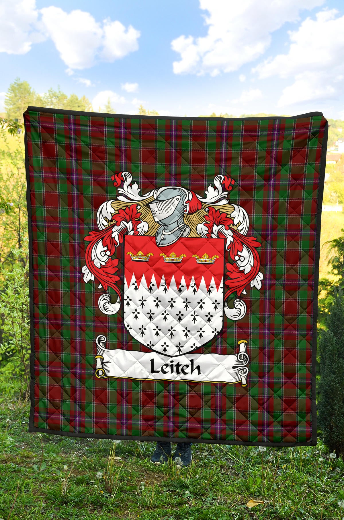 Leitch Crest Tartan Quilt - SP