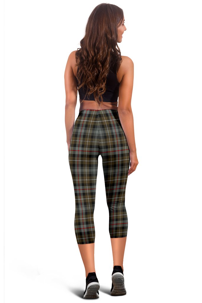 Mackenzie Family Weathered Tartan Capris Leggings