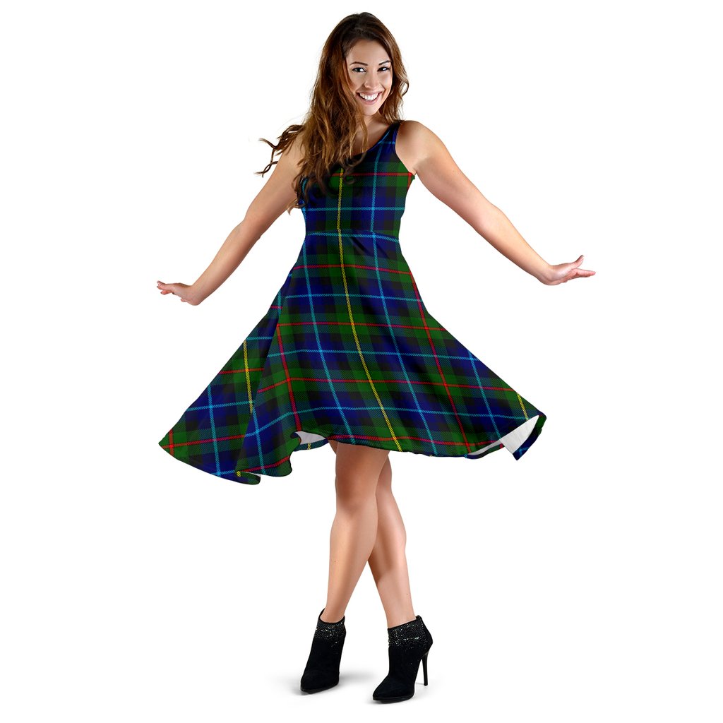 Smith Modern Tartan Midi Dress