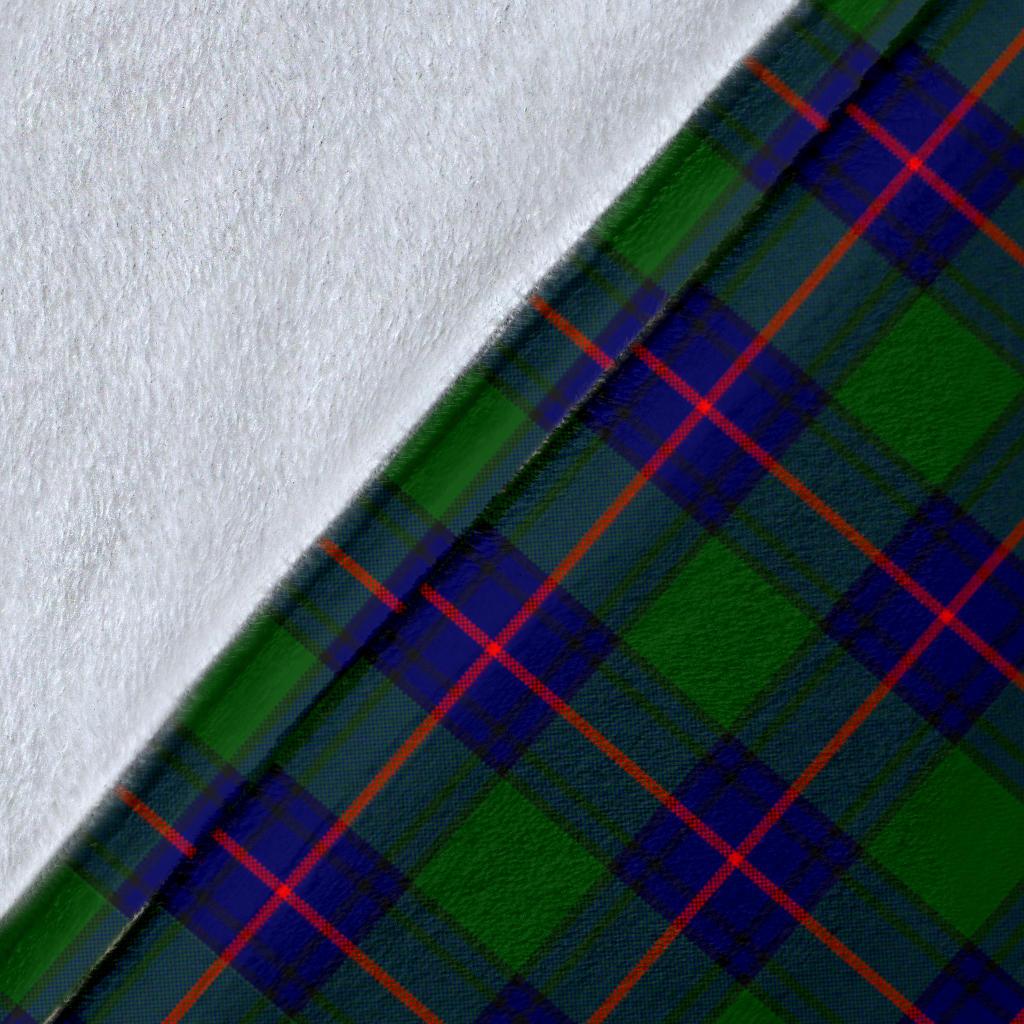 Shaw Modern Tartan Crest Blankets Wave Style