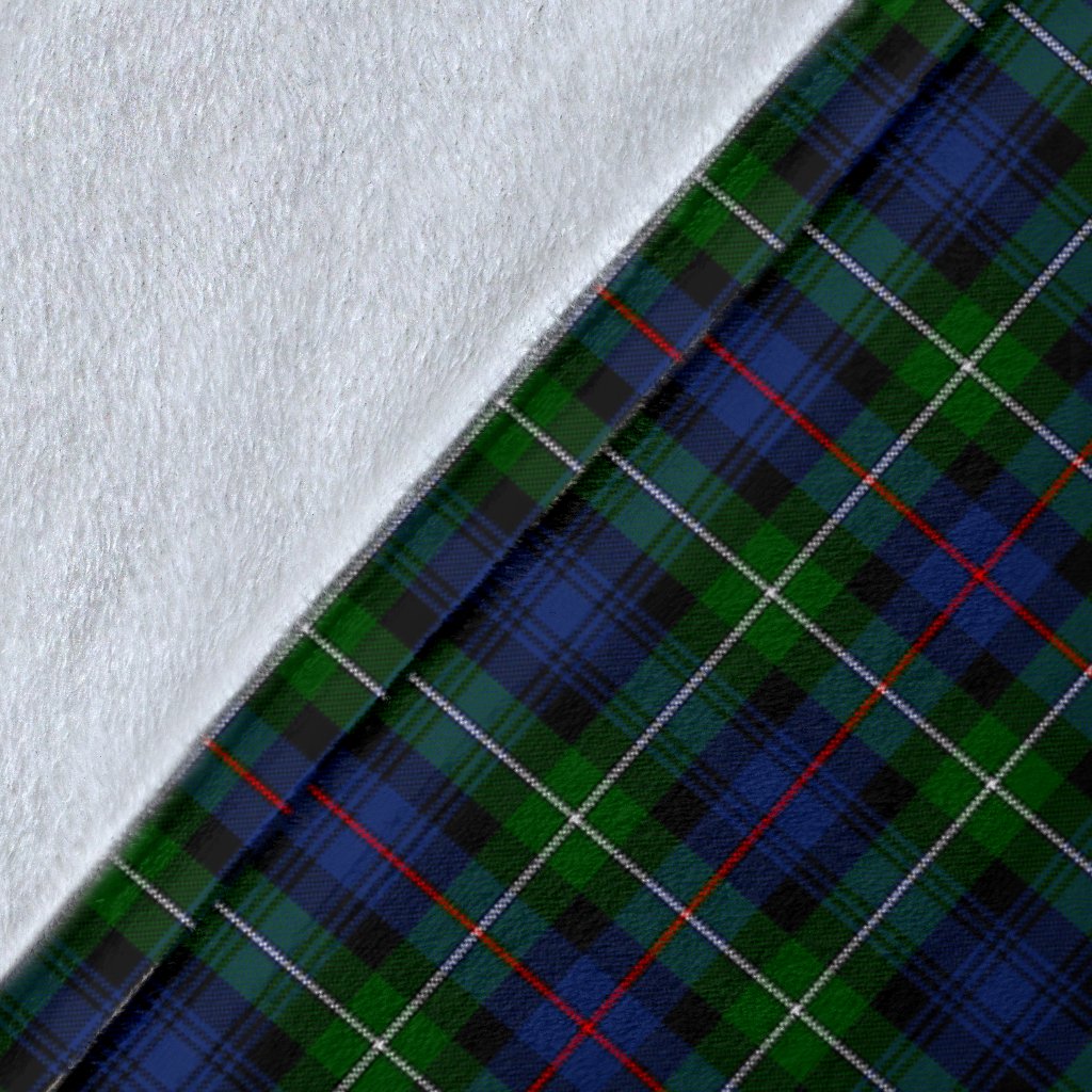 MacKenzie Family Tartan Crest Blanket