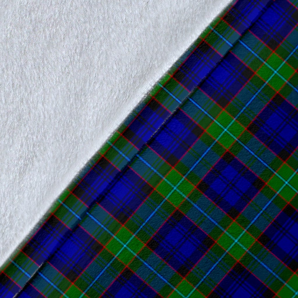 Sempill (or Semple) Family Tartan Crest Blanket - 3 Sizes