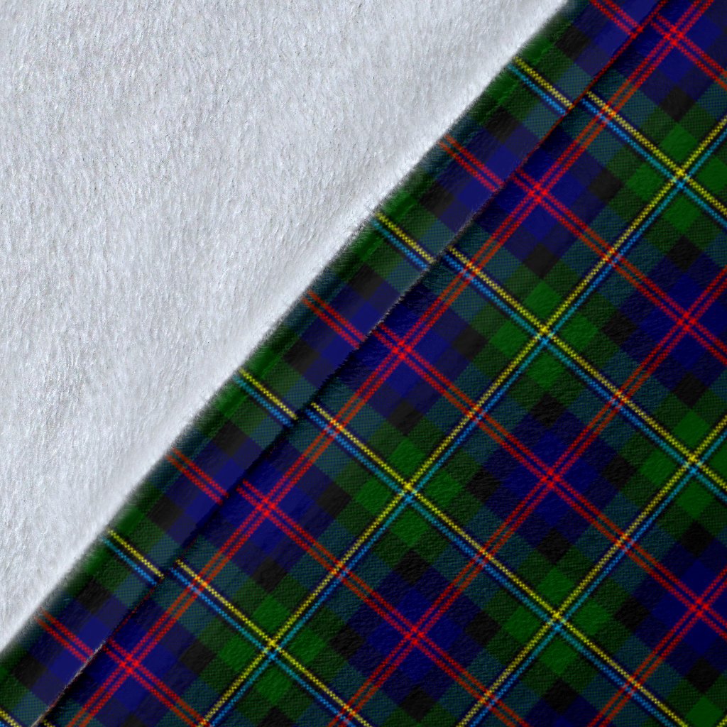 Malcolm (MacCallum) Tartan Crest Blankets