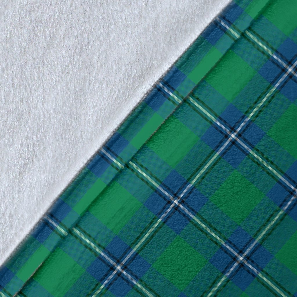 Irvine Family Tartan Crest Blanket - 3 Sizes