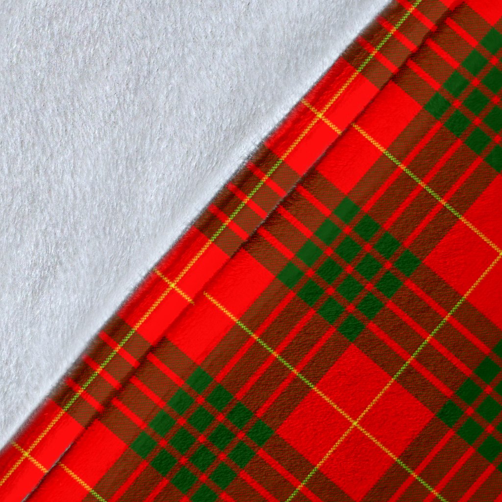 Cameron Modern Tartan Crest Blanket Wave Style