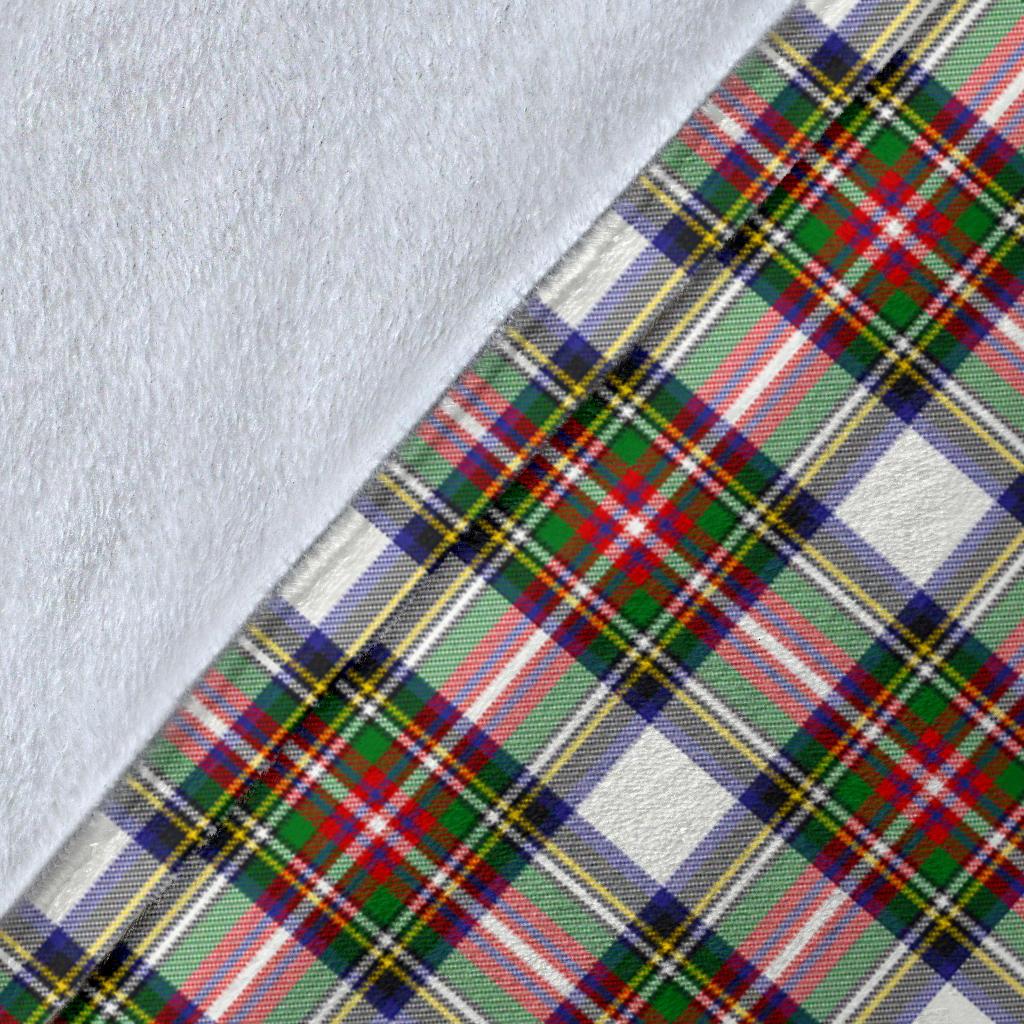 Stewart Dress Modern Tartan Crest Blanket - 3 Sizes