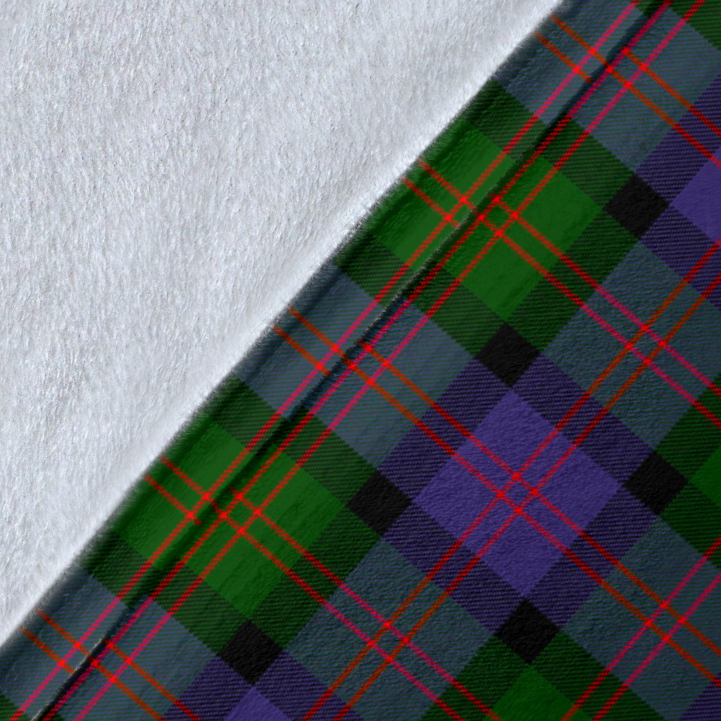 Blair Family Tartan Crest Blanket - 3 Sizes