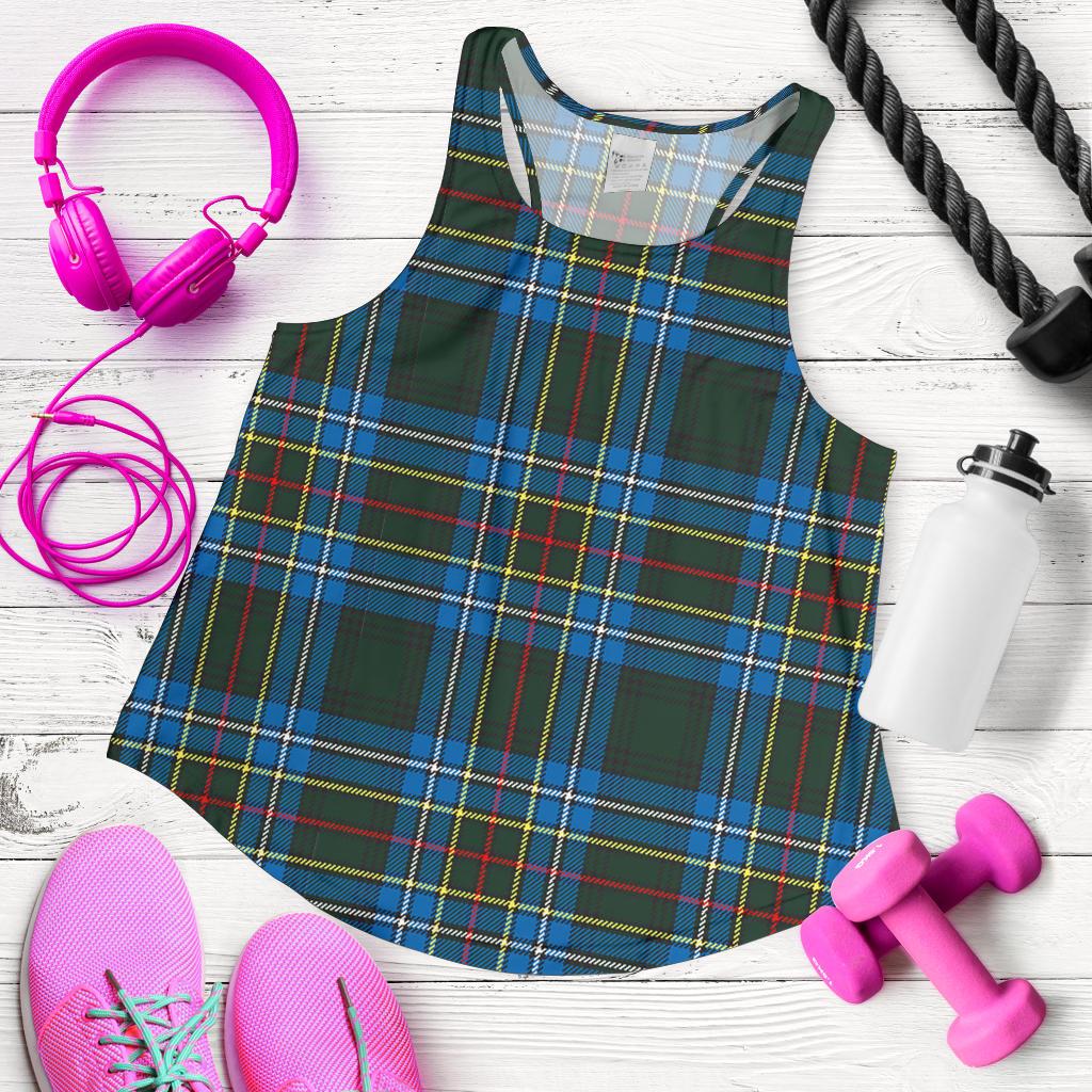 Cockburn Modern Tartan Women Racerback Tank Top