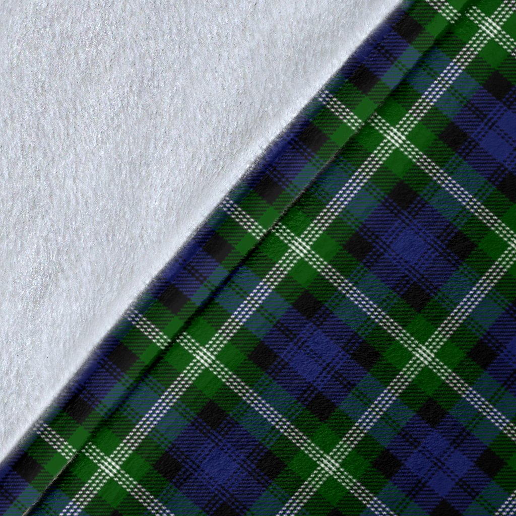 Baillie Family Tartan Crest Blanket - 3 Sizes