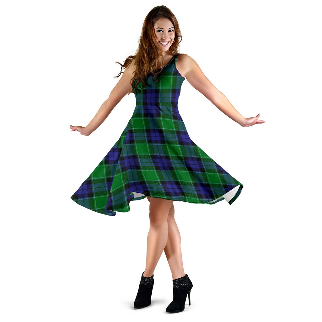 Graham of Menteith Modern Tartan Midi Dress